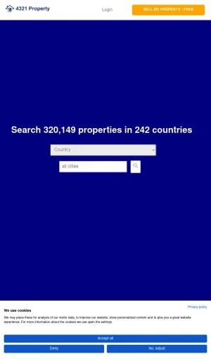 4321 Property International Real Estate Listings screenshot