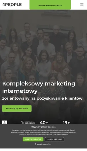 4PEOPLE Internet Marketing and SEO Agency screenshot