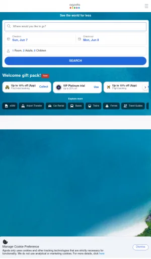 Agoda Hotel and Travel Accommodation Booking screenshot