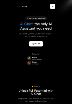AI Chat Productivity Assistant for Research and Writing screenshot