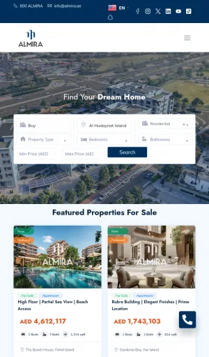 Almira Real Estate UAE Property Sales and Rentals screenshot
