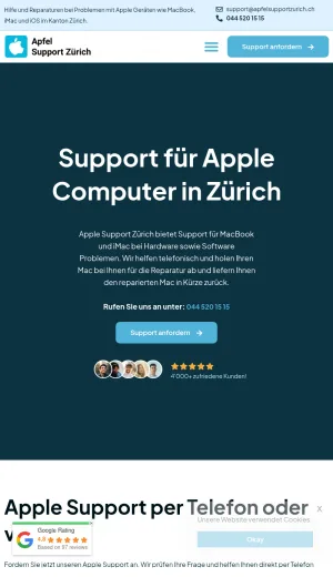 Apple Computer Repair and Support in Zurich screenshot