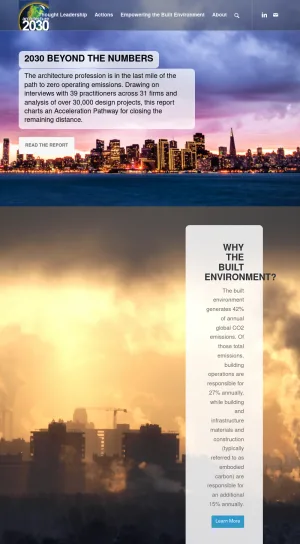 Architecture 2030: Decarbonizing Buildings and the Built Environment screenshot