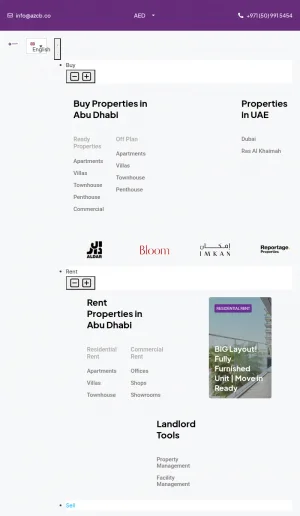 Al Zaeem Real Estate Abu Dhabi Property Sales and Rentals screenshot