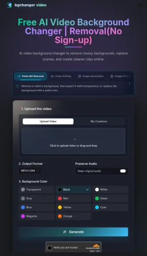 AI Video Background Remover and Replacer screenshot