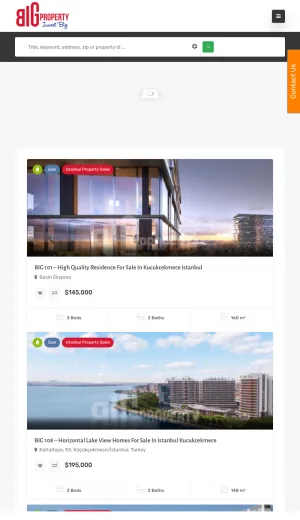 Big Property Agency Istanbul Real Estate and Investment screenshot