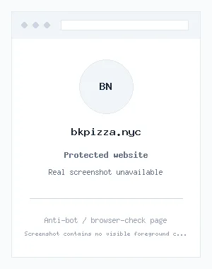 BK Pizza Brooklyn Delivery and Takeaway screenshot