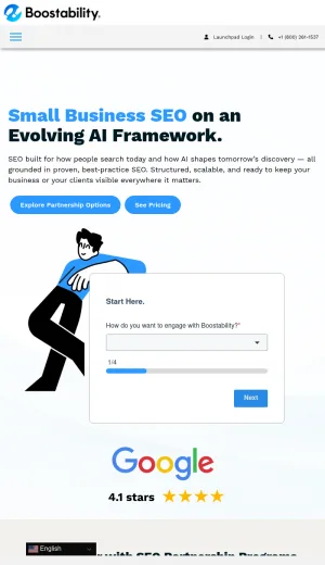 Boostability SEO Services for Small Businesses and Agencies screenshot