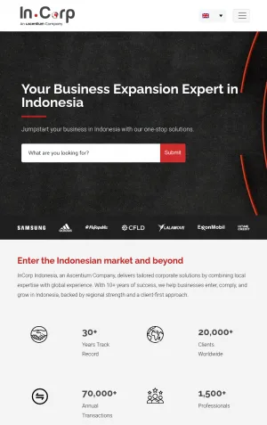 InCorp Indonesia Business Setup and Compliance Services screenshot