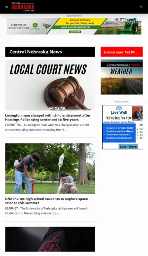Central Nebraska Local News and Sports Coverage screenshot