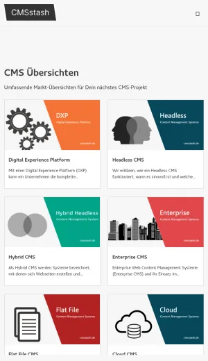 CMSstash: Content Management System Reviews and Guides screenshot