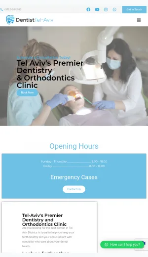 Dentist Tel Aviv Dental and Orthodontic Clinic screenshot