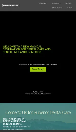 Dental Tourism and Implant Clinic in San Cristobal de las Casas screenshot