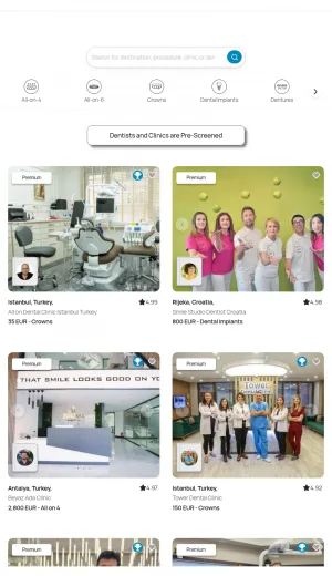 Affordable Dental Care Abroad and Clinic Booking screenshot