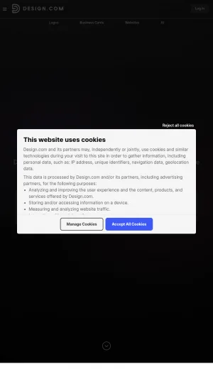 AI Logo and Graphic Design Platform screenshot