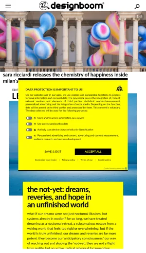 Designboom Architecture, Design, Art and Creative Culture Magazine screenshot