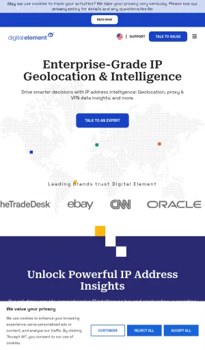 Digital Element IP Geolocation and IP Intelligence for Business screenshot