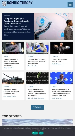 Domino Theory: East Asia Geopolitics and News Analysis screenshot