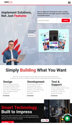 Downtown Applications | Mobile App Development Firm in Texas screenshot