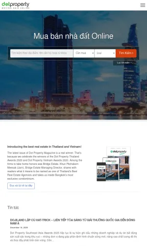 Vietnam Property Listings and Real Estate Portal screenshot