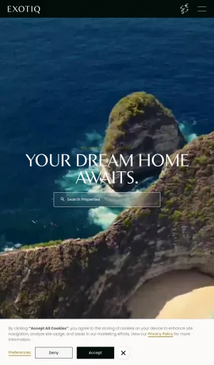 Exotiq Property Bali Real Estate Agency and Listings screenshot