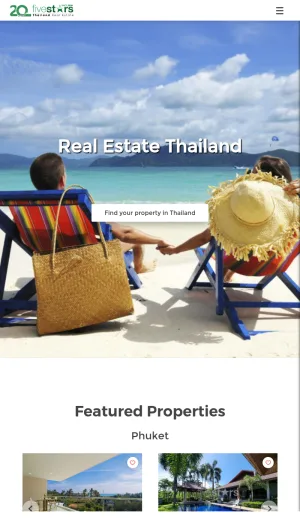 FiveStars Thailand Real Estate Agency screenshot