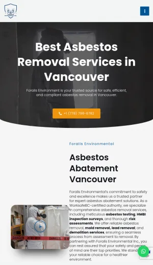 Foralis Environmental Asbestos Removal and Remediation screenshot