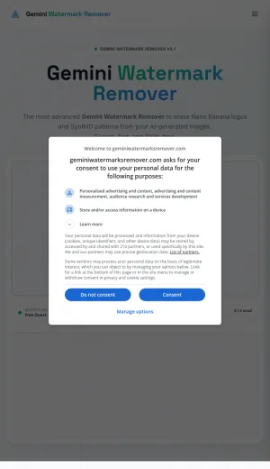 Gemini Watermark Remover for AI Images and Videos screenshot
