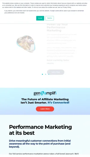 Gen3 Marketing Affiliate and Performance Marketing Agency screenshot