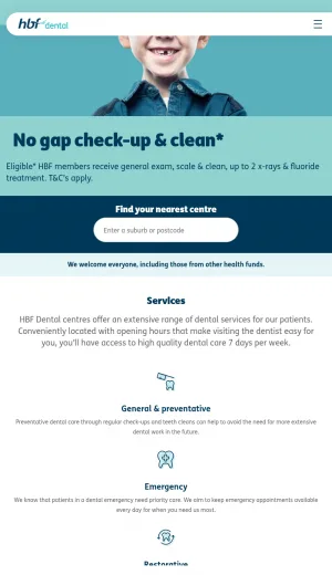 HBF Dental Clinic and Patient Care screenshot