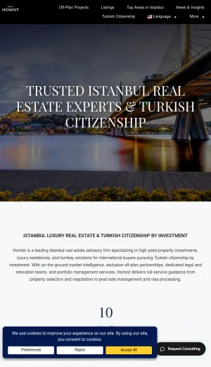 Istanbul Real Estate Investment and Turkish Citizenship Advisory screenshot