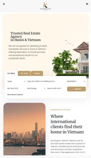 Kensington Vietnam Real Estate Agency for Foreign Buyers screenshot