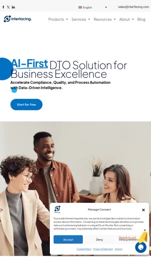 Interfacing AI Digital Twin and Compliance Management Software screenshot