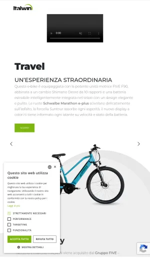 Italwin Electric Bikes and Folding E-Bikes screenshot