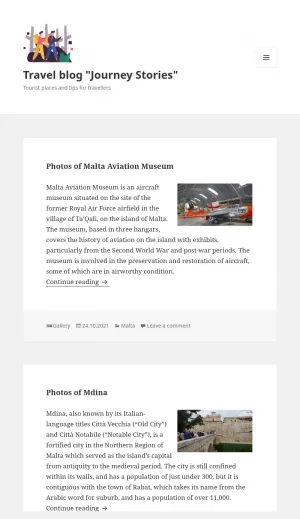 Journey Stories Travel Blog and Photo Gallery screenshot