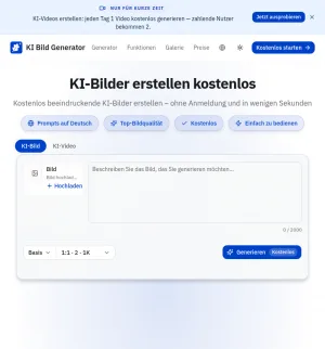 KI Image Generator for AI Image Creation and Editing screenshot