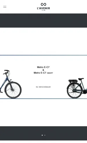 L'Avenir Bicycle Manufacturer and E-Bike Collection screenshot