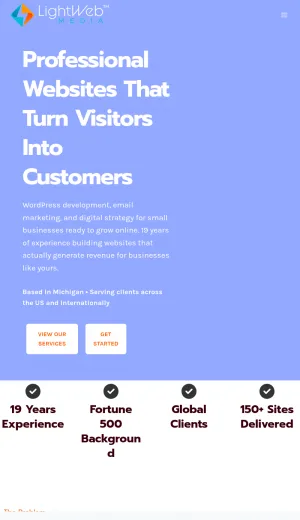 Custom WordPress Website Development for Small Businesses screenshot