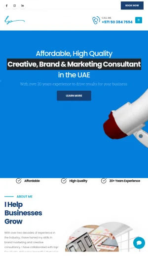 Louis Pretorius Creative Branding and Marketing Consultant screenshot