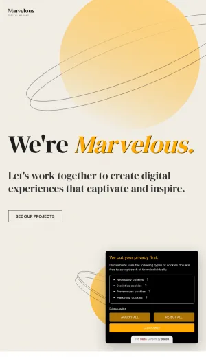 Marvelous Digital Web Design and SEO Agency screenshot