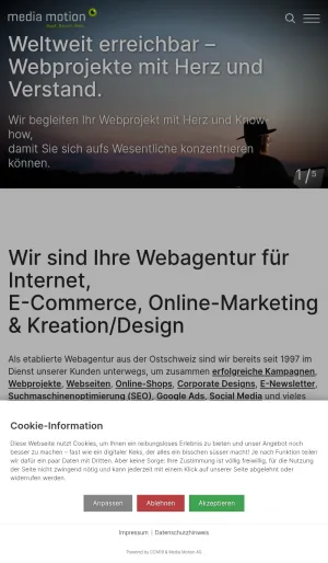Media Motion AG Web Agency for Shopware and Contao screenshot