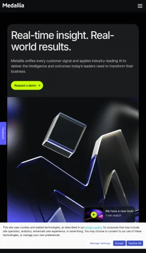 Medallia Experience Management Software Platform screenshot
