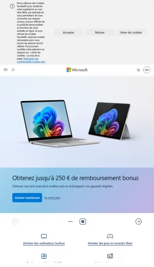 Microsoft: Cloud, AI, Productivity, Windows, and Xbox screenshot