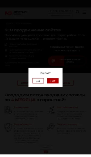 Mihaylov Digital SEO and Website Promotion Agency screenshot