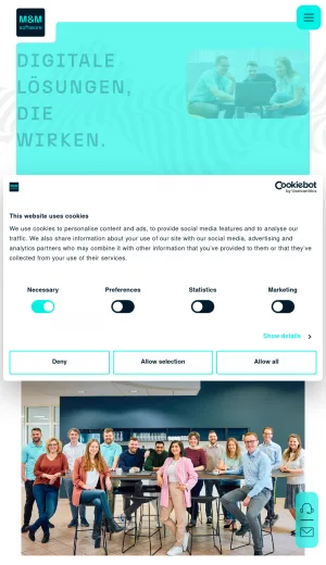 M and M Software Consulting and Digital Transformation screenshot