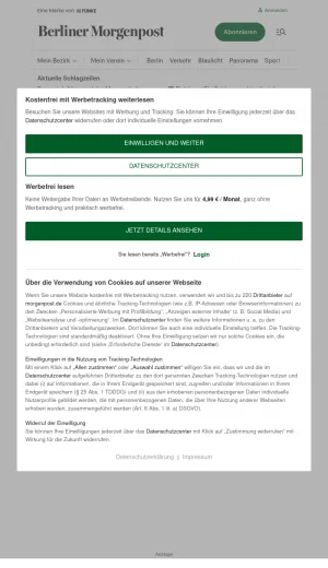 Berlin Morning News and Reporting screenshot