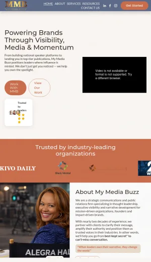 My Media Buzz: Publicity and Media Exposure Services screenshot