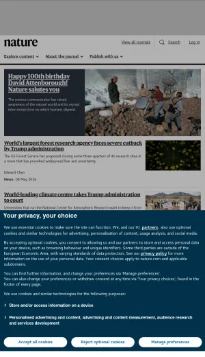 Nature Science Journal screenshot
