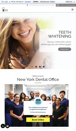 New York Dental Office: General and Cosmetic Dentistry in NYC screenshot