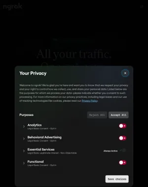 Ngrok AI and API Gateway for Secure Networking screenshot